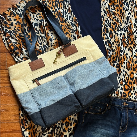 Fossil Handbags - Fossil Canvas Tote